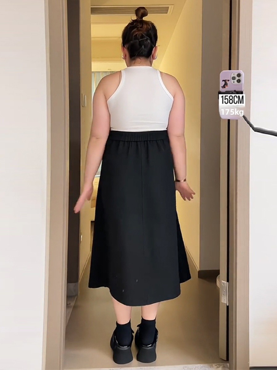 Jupe midi plissée taille haute - A-Line Skirt Midi avis et prix