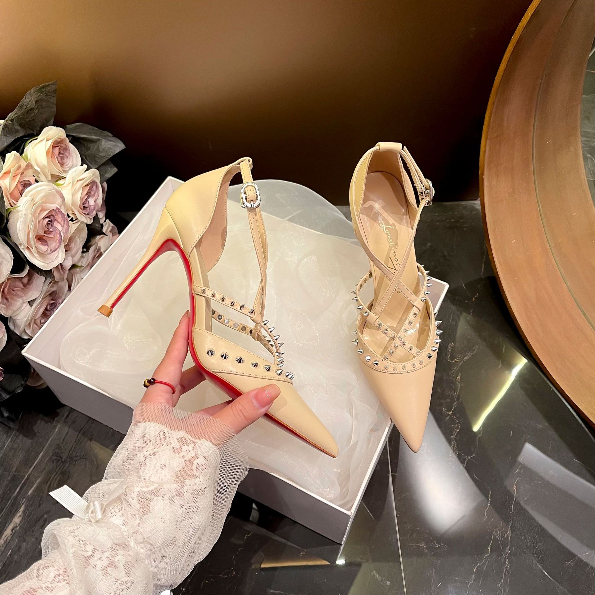 Rétro femme chaussures sandale - Women Fashion Heels avis et prix