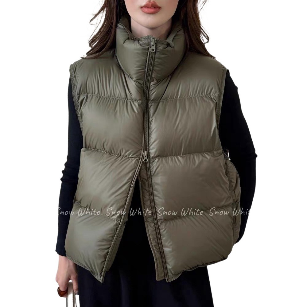 Gilet court d'hiver matelassé  - Women'S Fashion Quilted Jacket avis et prix
