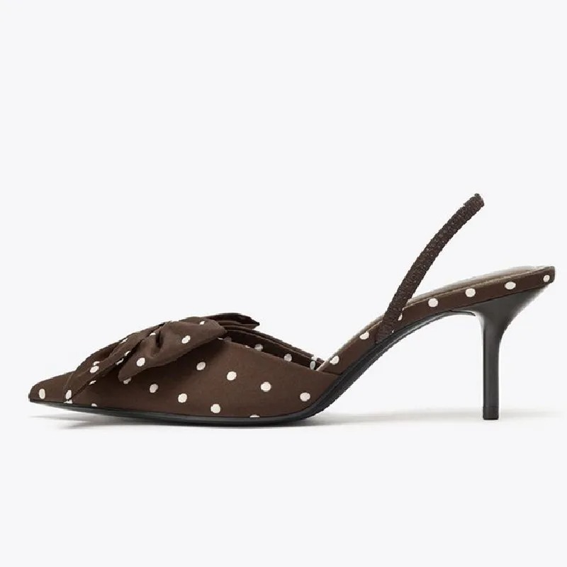Escarpins de marque marron à p - Slip Dress Satin avis et prix