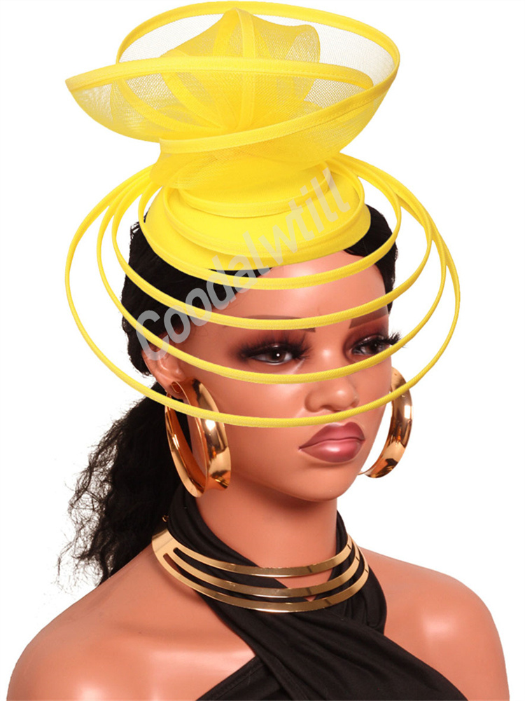 Marron voile Fascinator chapea - Women'S Fashion Visor avis et prix