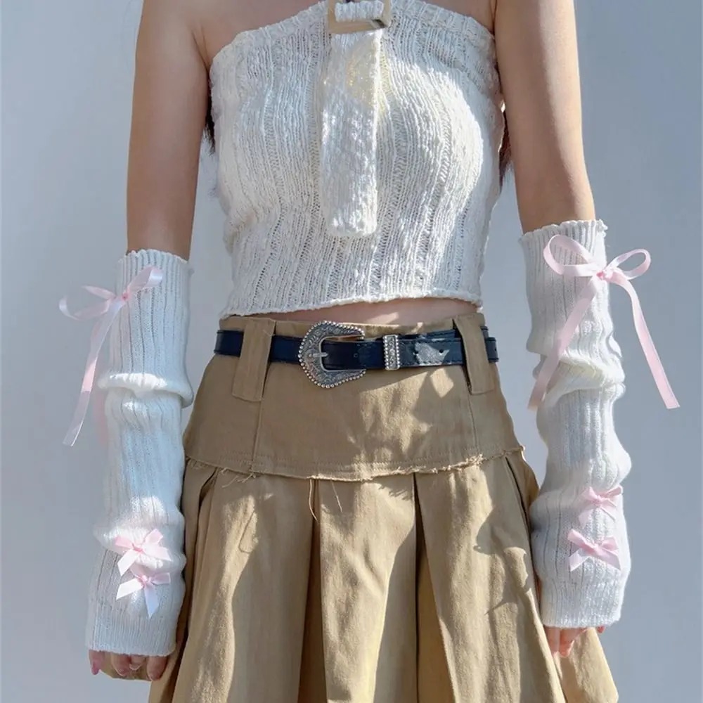 Manchons de bras tricotés élas - Women'S Fashion Gloves avis et prix