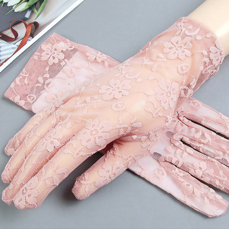 Gants d'été courts en dentelle - Women'S Fashion Gloves avis et prix