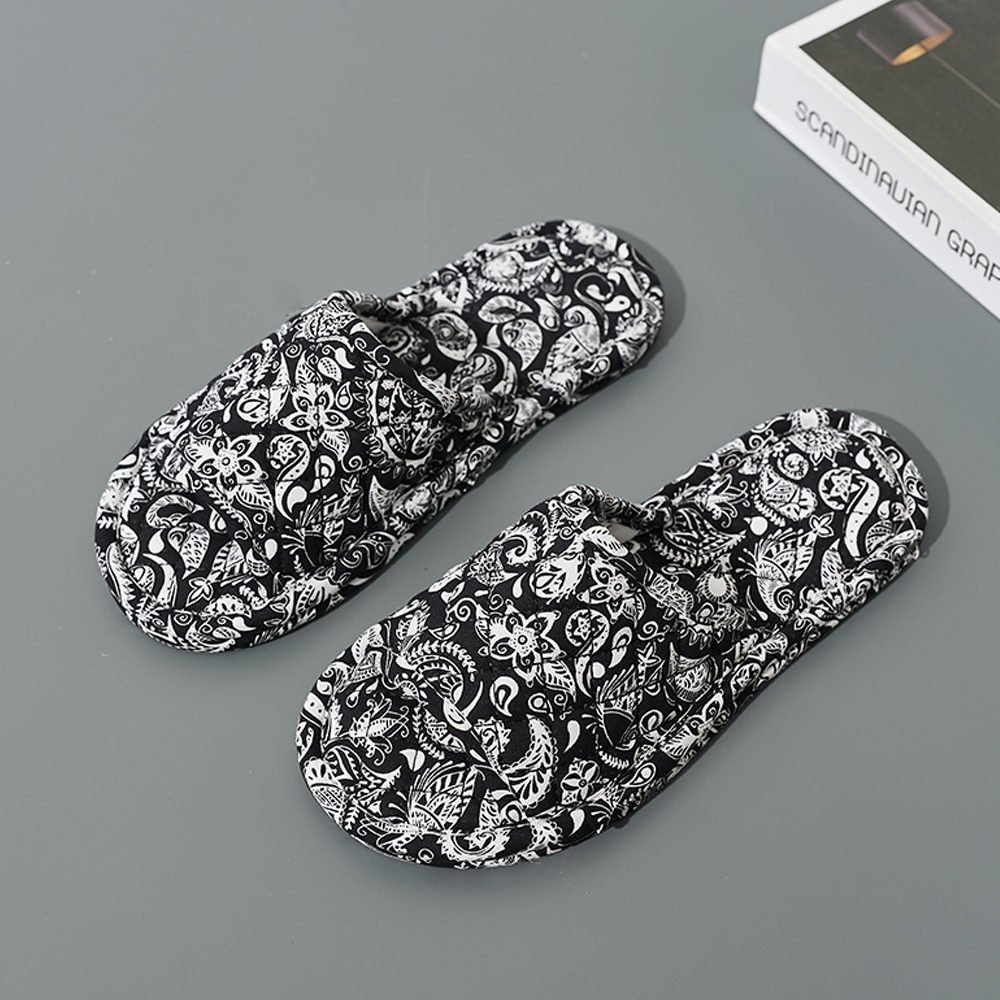 Pantoufles de maison en coton  - Women Fashion Store avis et prix