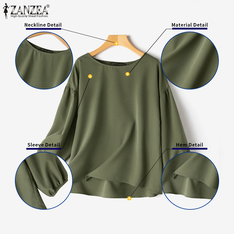 ZANZEA – chemisiers décontract - Puff Sleeve Blouse avis et prix