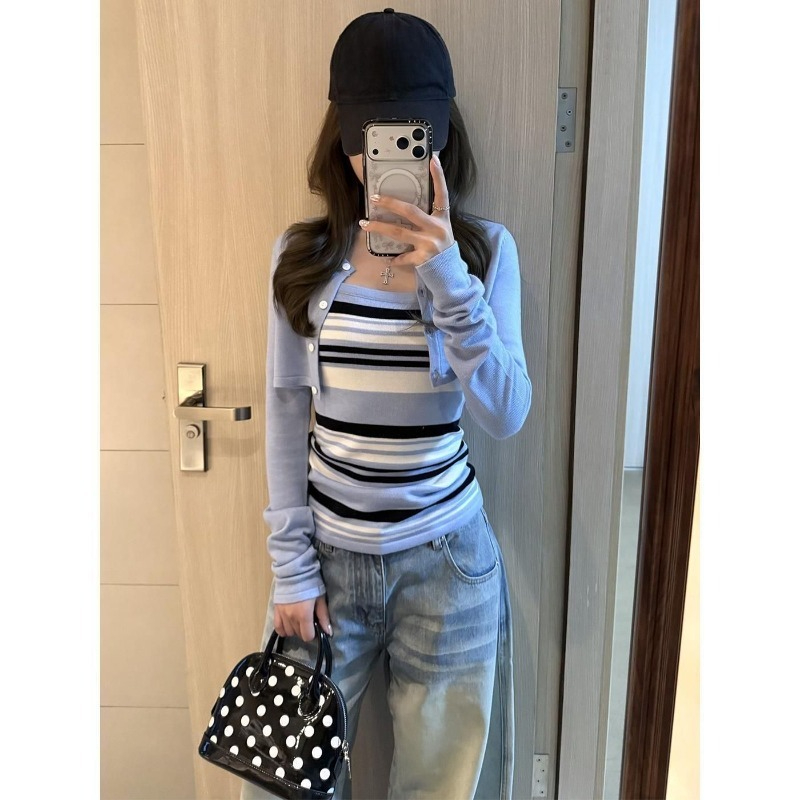 Ensembles deux pièces tricotés - Women'S Y2K Fashion Aesthetic avis et prix