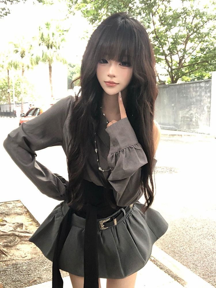 Ensemble deux pièces tendance  - Women'S Y2K Fashion Aesthetic avis et prix