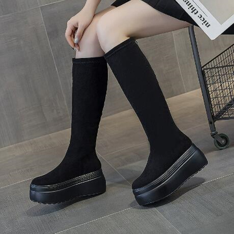 Bottes compensées à plateforme - Women'S Fashion Winter 2026 avis et prix