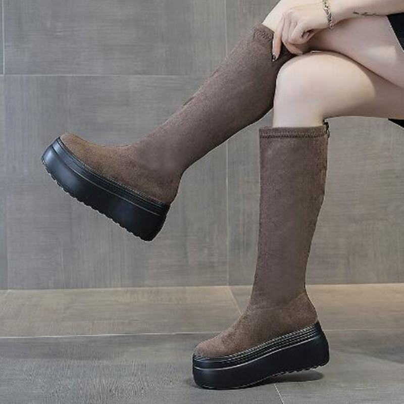 Bottes compensées à plateforme - Women'S Fashion Winter 2026 avis et prix