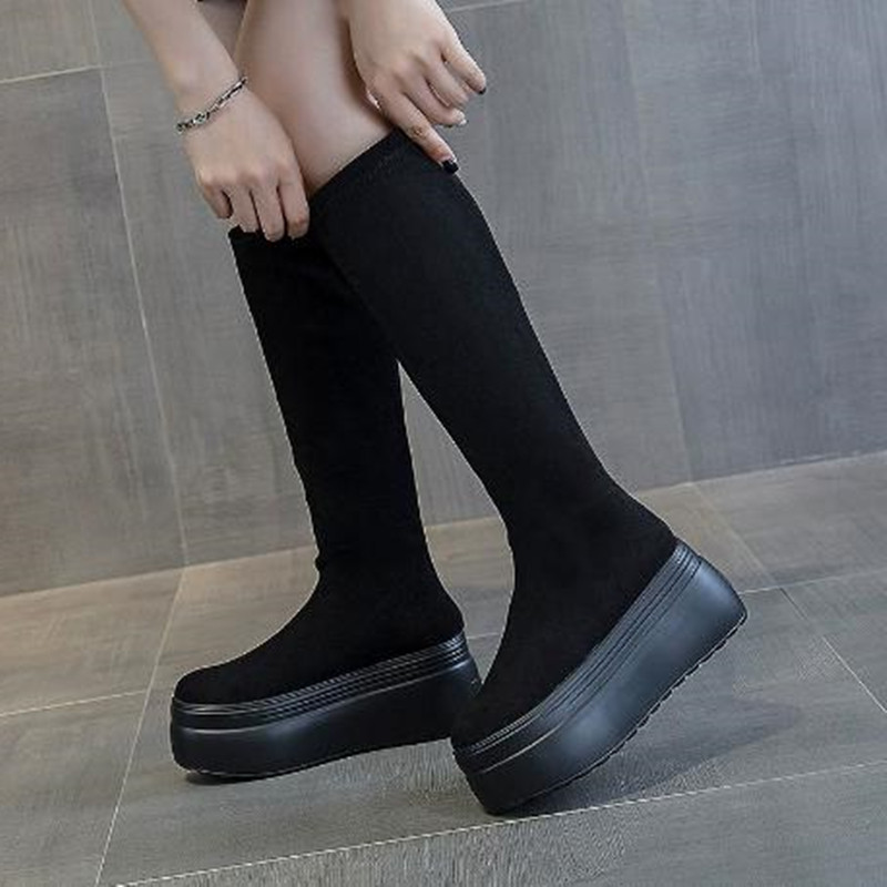 Bottes compensées à plateforme - Women'S Fashion Winter 2026 avis et prix