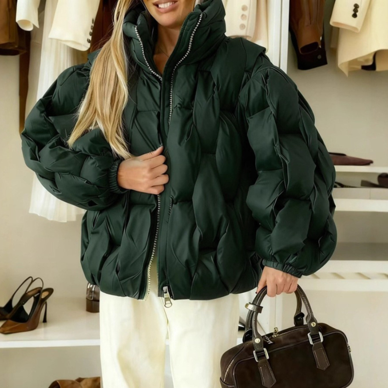 Veste matelassée en coton pour - Women'S Fashion Quilted Jacket avis et prix