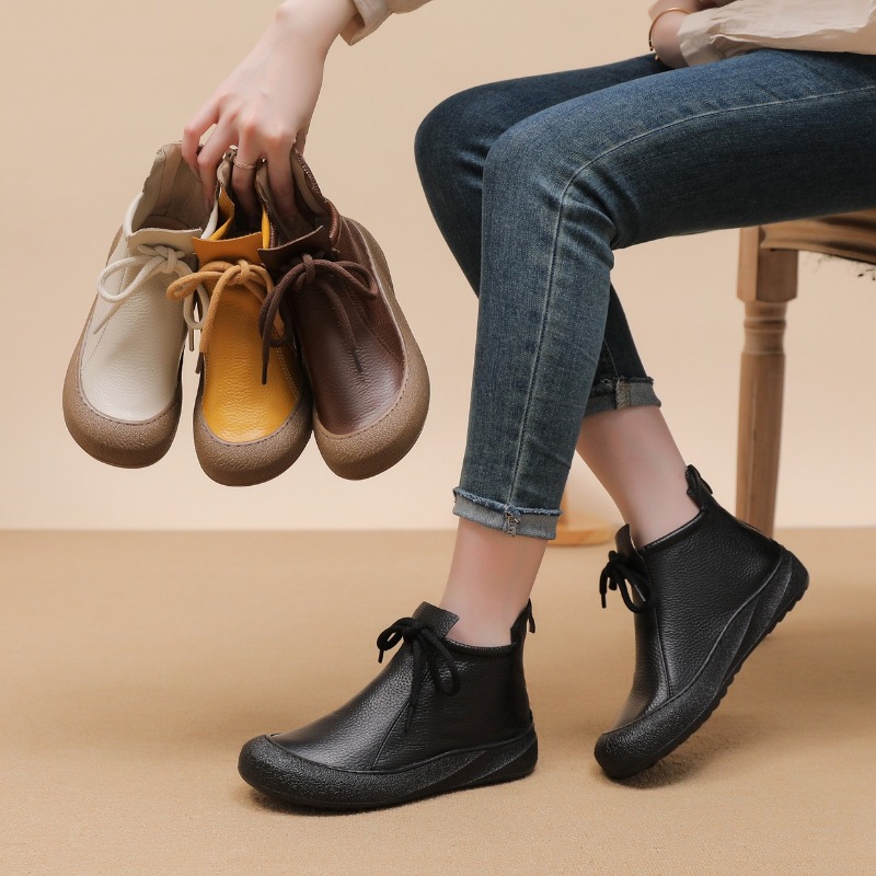 Chaussures en cuir véritable p - Women'S Fashion Winter 2026 avis et prix