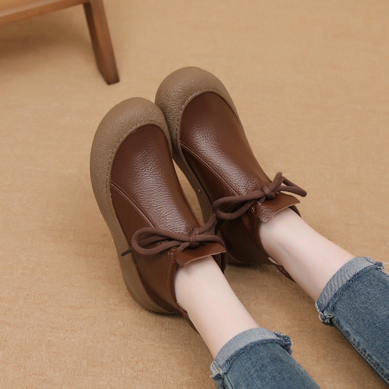 Chaussures en cuir véritable p - Women'S Fashion Winter 2026 avis et prix
