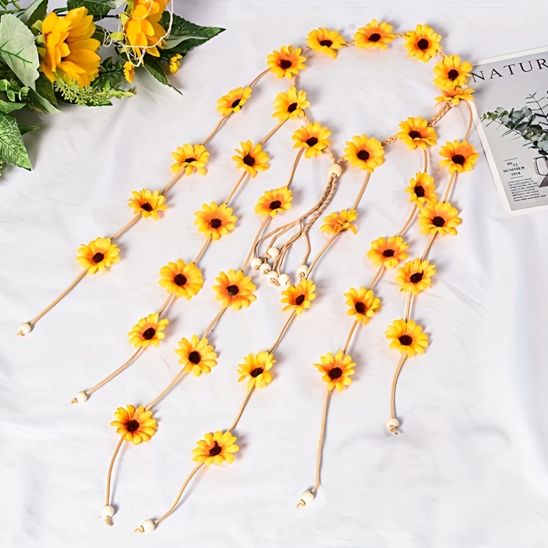 Bandeau hippie à fleurs, couro - Women'S Fashion Of The 70S avis et prix