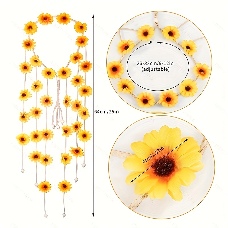 Bandeau hippie à fleurs, couro - Women'S Fashion Of The 70S avis et prix