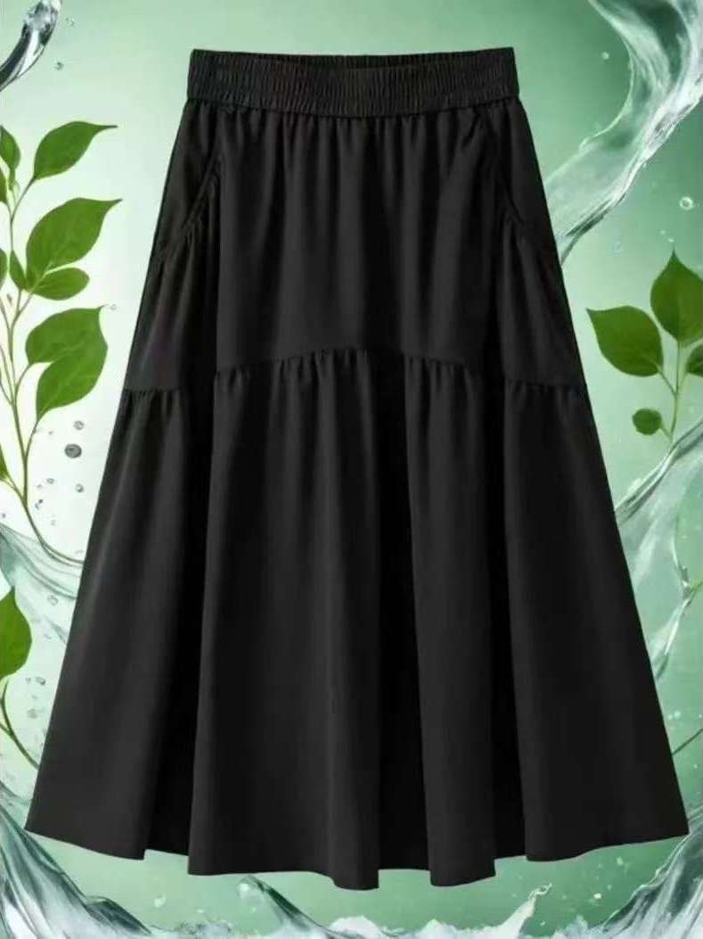 Jupe midi évasée confortable t - A-Line Skirt Midi avis et prix
