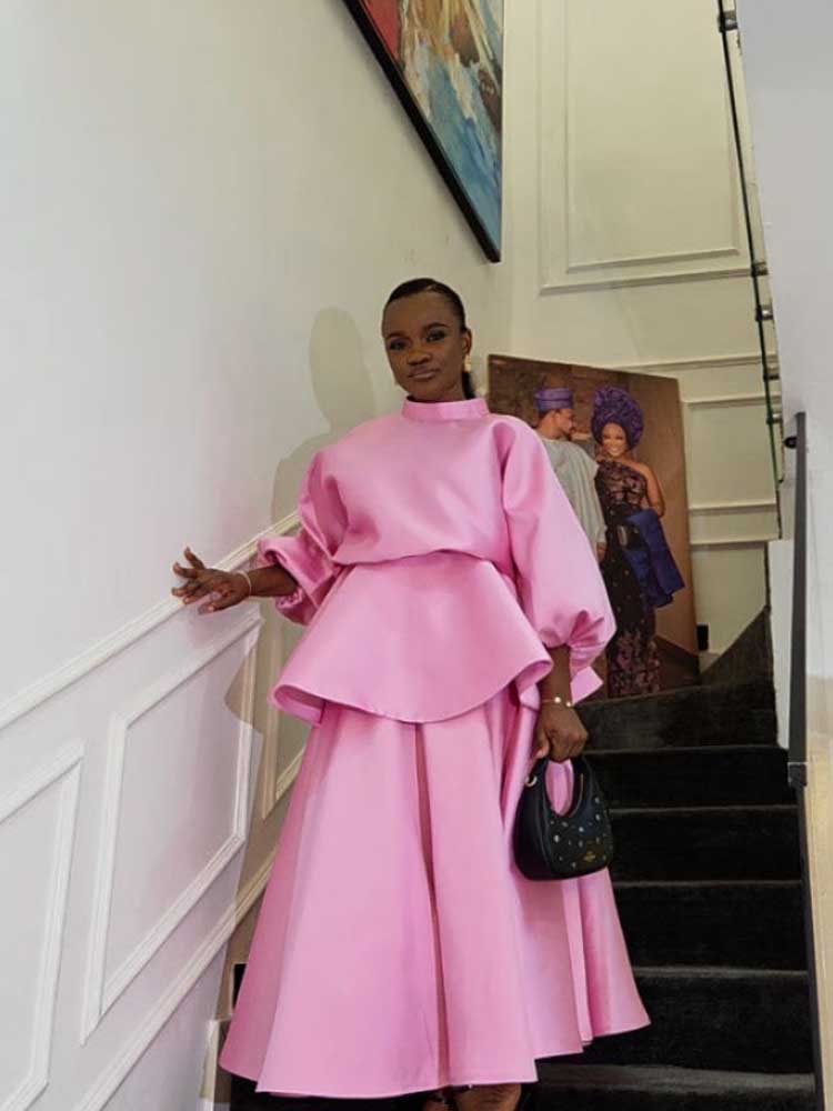 Ensemble deux pièces pour femm - Puff Sleeve Blouse avis et prix