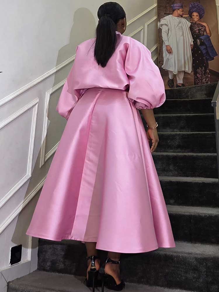 Ensemble deux pièces pour femm - Puff Sleeve Blouse avis et prix