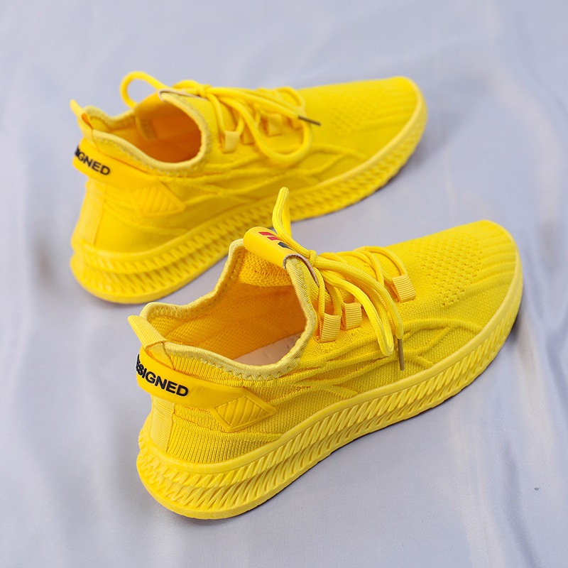 Nouvelles Baskets Femme Tendan - Women'S Yellow Fashion Sneakers avis et prix